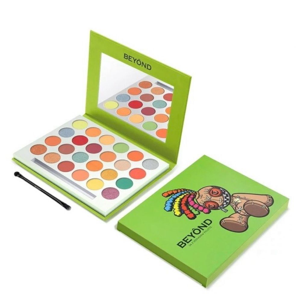 BEYOND Eyeshadow Palette 24 Colors Shimmer Matte Multicolor Party Palette Makeup